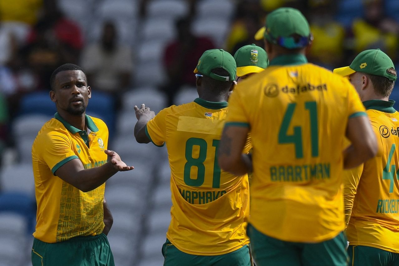 Comeback man Lizaad Williams dismissed Alick Athanaze, West Indies vs South Africa, 2nd T20I, Tarouba, August 25, 2024