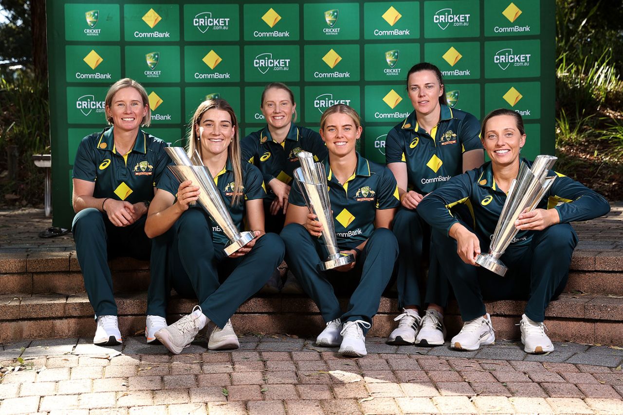 Annabel Sutherland poses at the naming of Australia's T20 World Cup