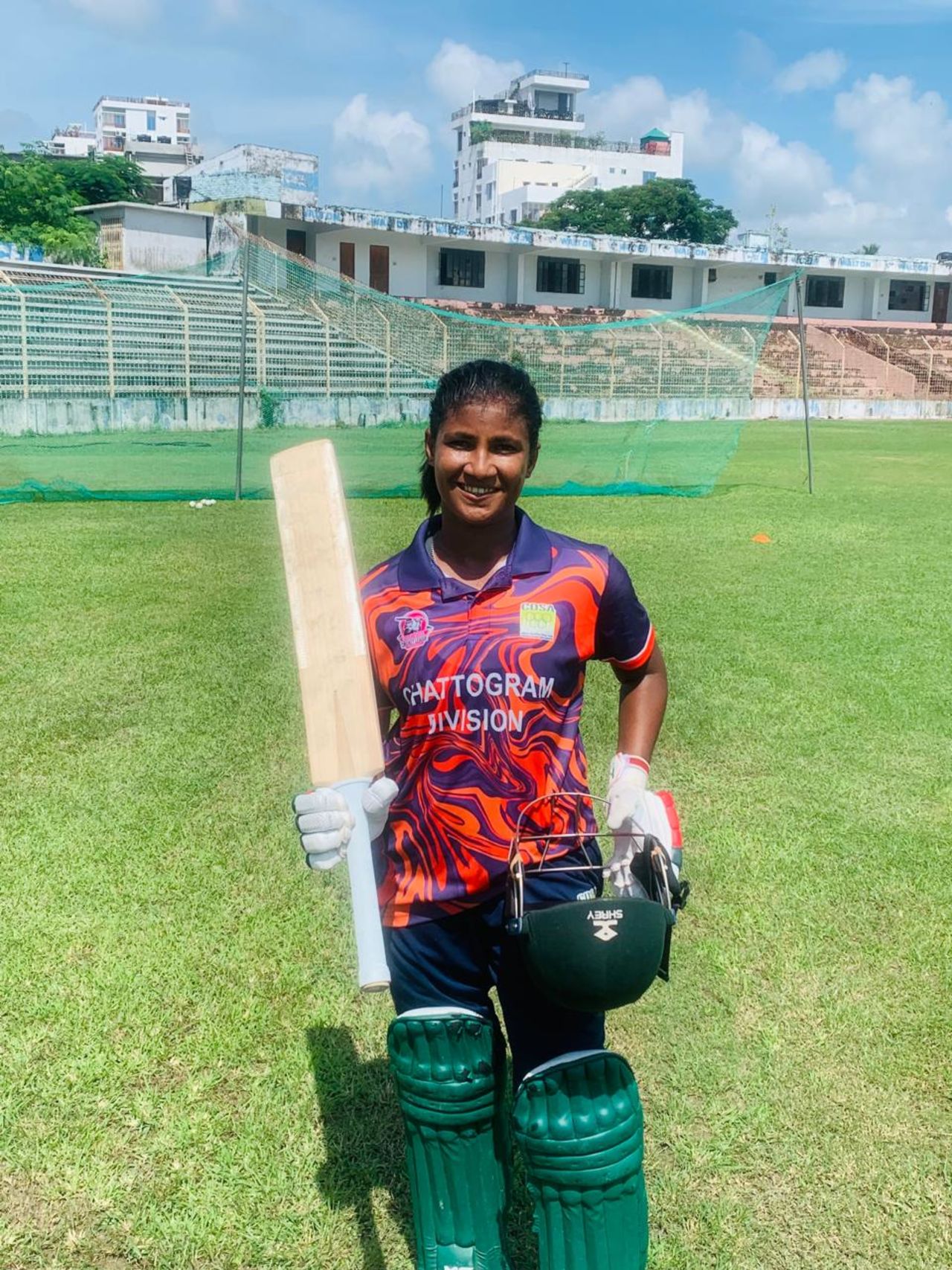 Dilara Akter Dola strikes a pose, Rajshahi, August 28, 2024