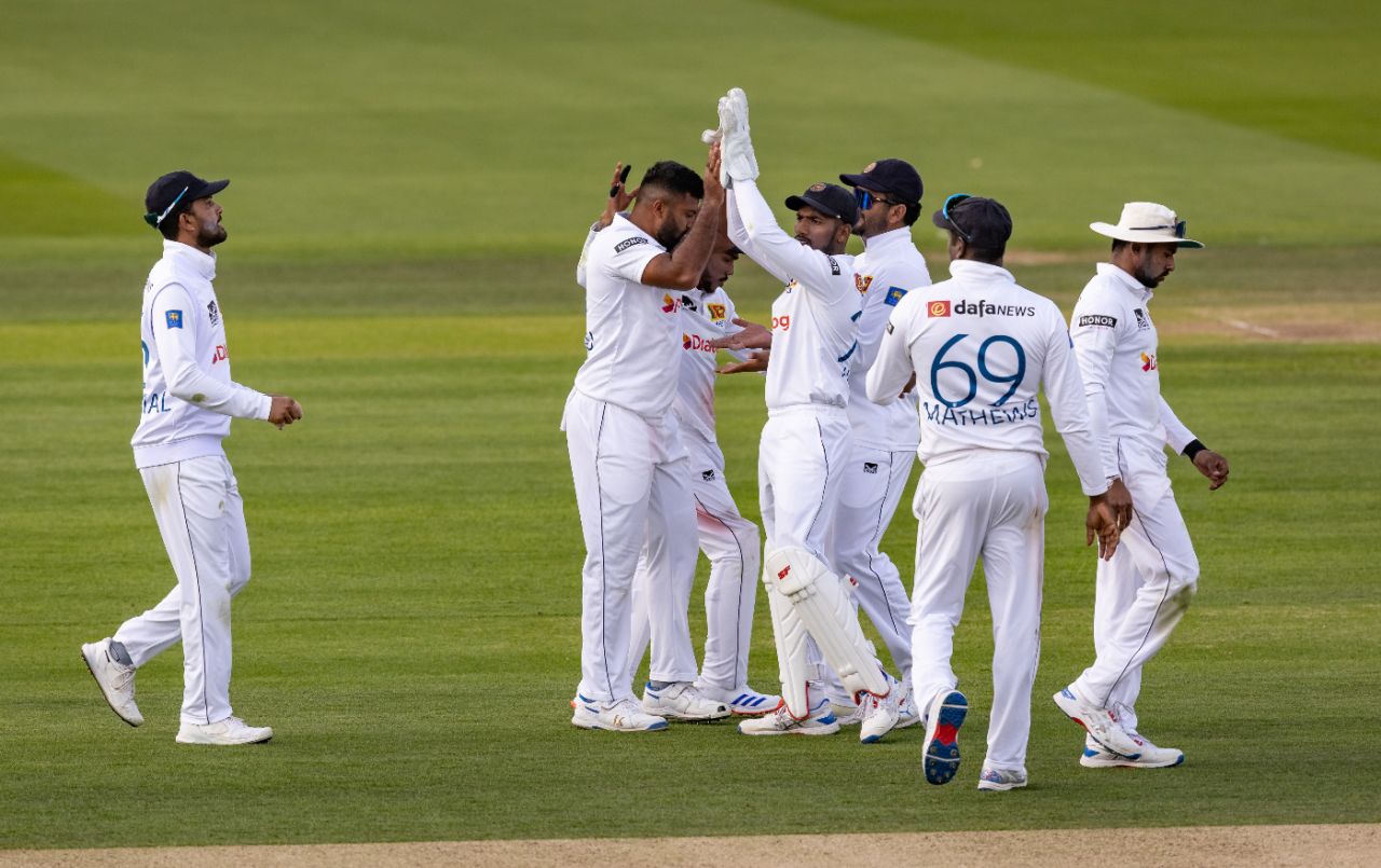 Lahiru Kumara dismissed Chris Woakes with the short ball, England vs Sri Lanka, 2nd Test, Lord's, 1st day, August 29, 2024