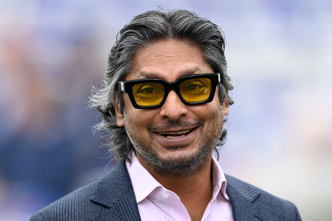 Kumar Sangakkara was at Lord's for a commentary gig, England vs Sri Lanka, 2nd Test, Lord's, 3rd day, August 31, 2024