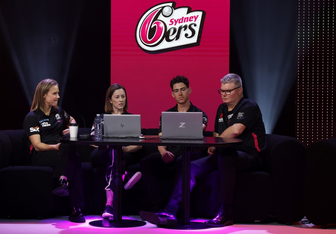 Ellyse Perry and Rachael Haynes were part of the Sixers' draft table, Melbourne, September 1, 2024