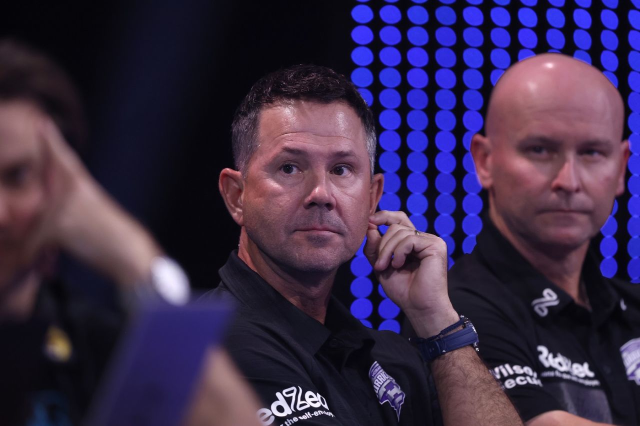 Hobart Hurricanes head coach Ricky Ponting was at the BBL draft, Melbourne, September 1, 2024
