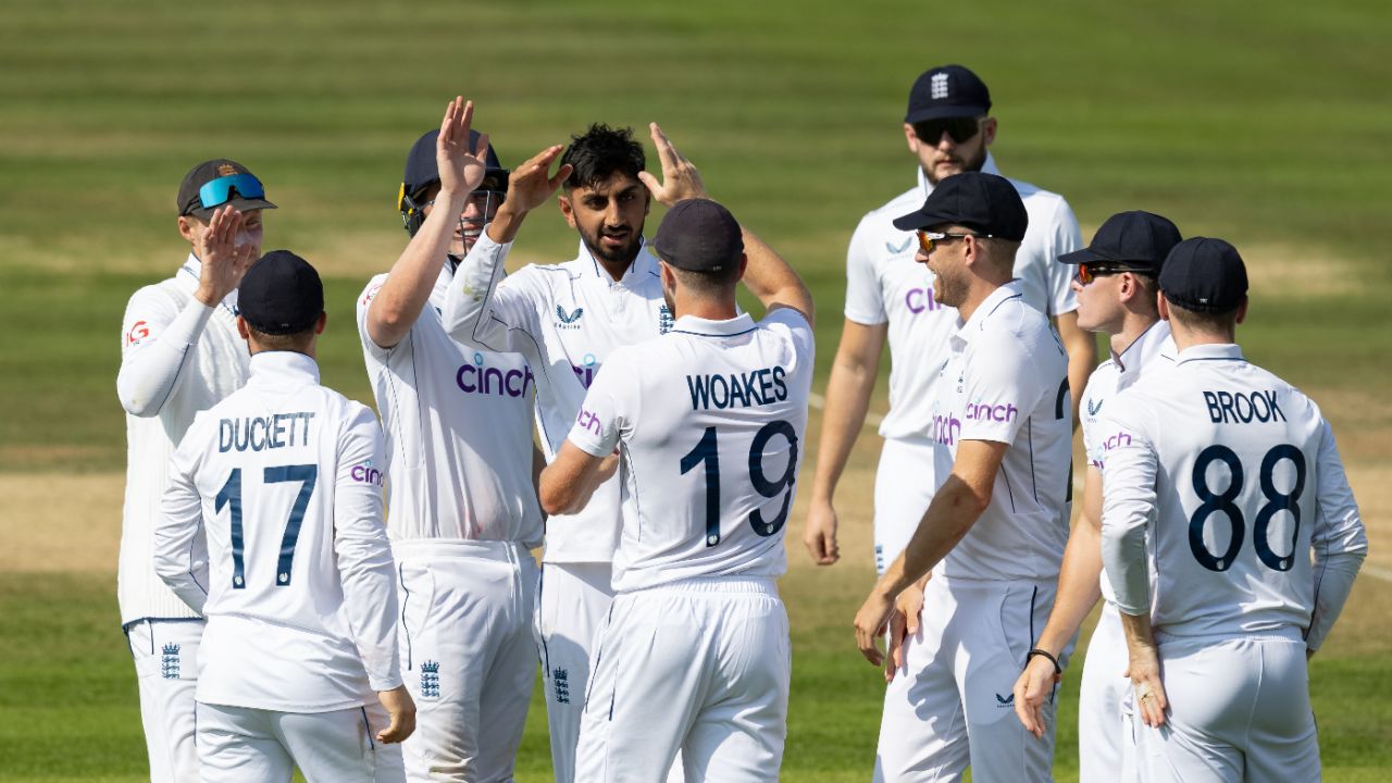 Shoaib Bashir claimed the key wicket of Angelo Mathews, England vs Sri Lanka, 2nd Test, Lord's, 4th day, September 1, 2024