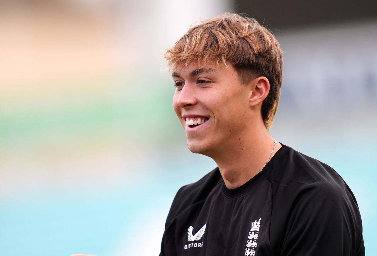 Josh Hull at an England nets session, London, September 4, 2024