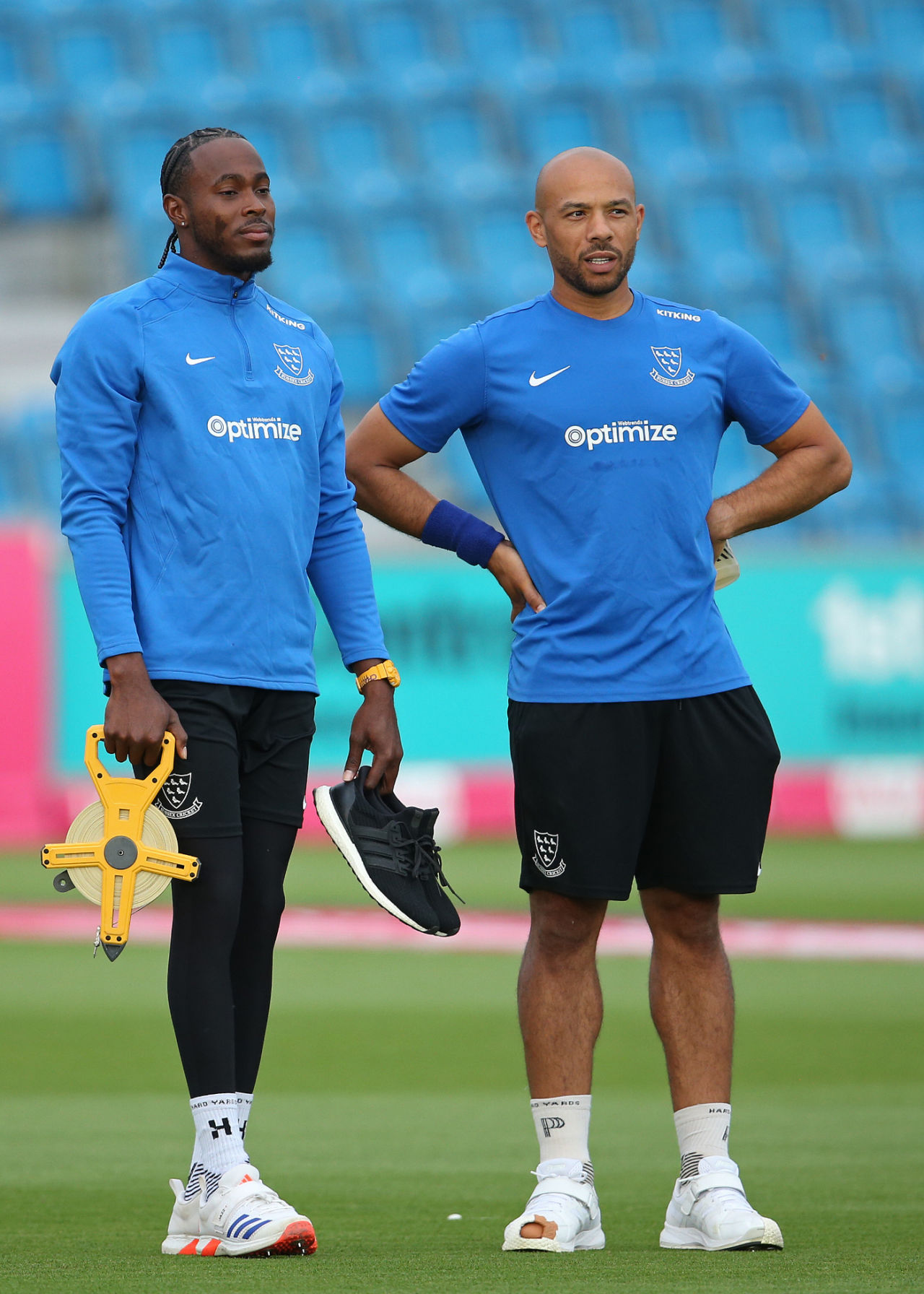 Jofra Archer and Tymal Mills prepare for Sussex's quarter-final, Vitality Blast, Hove, September 4, 2024