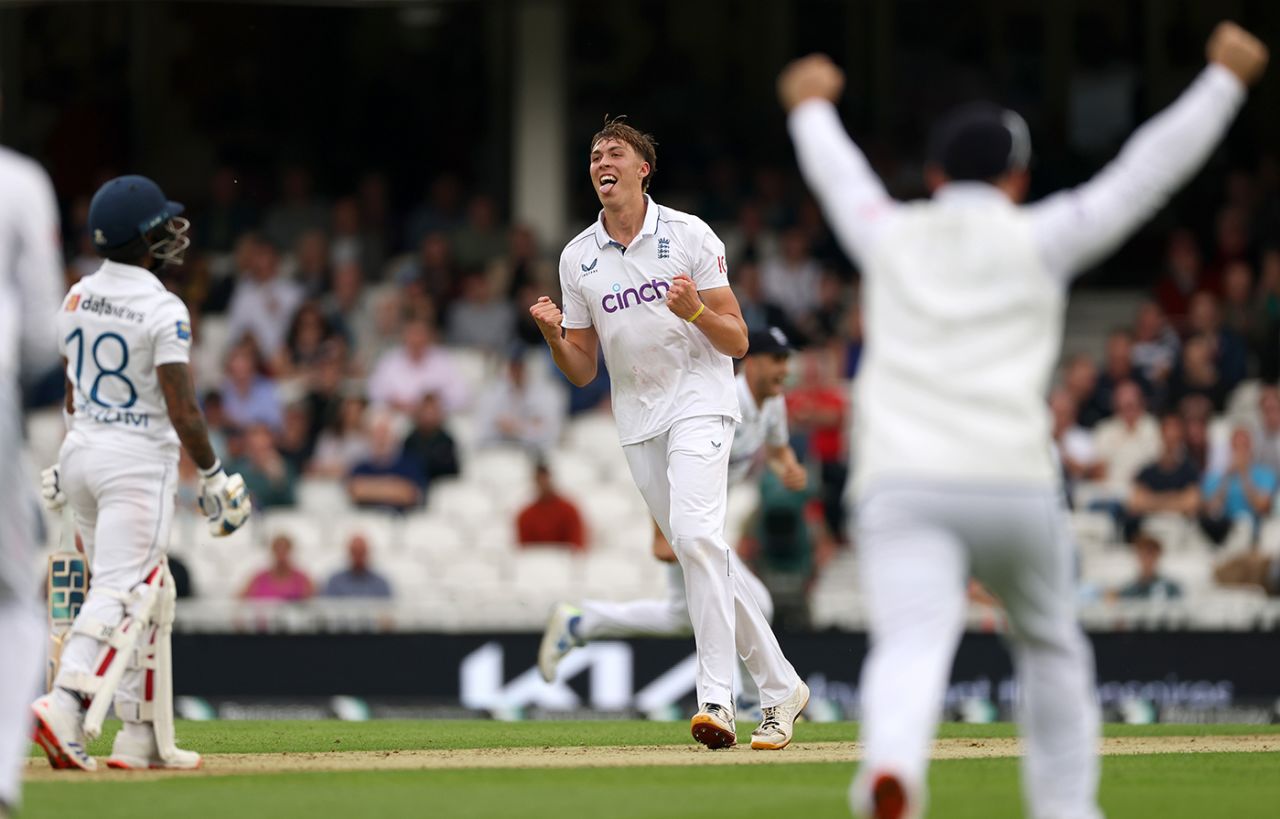 Josh Hull made Pathum Nissanka his first Test wicket, England vs Sri Lanka, 3rd Men's Test, The Oval, 2nd day, September 7, 2024