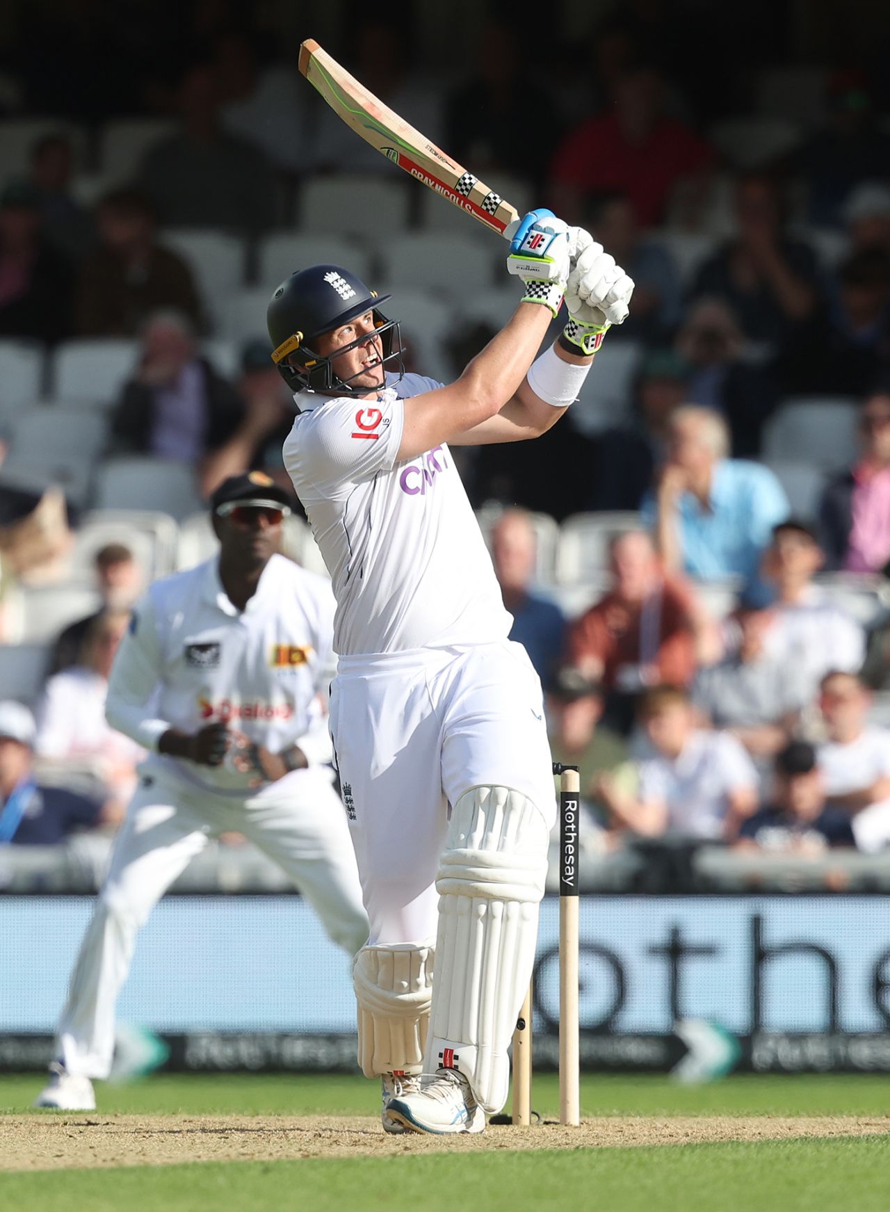 Jamie Smith pulls over square leg for six, England vs Sri Lanka, 3rd Test, The Oval, London, 3rd day, September 8, 2024