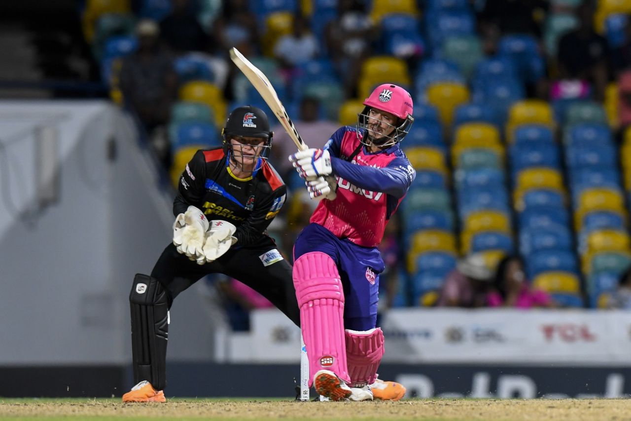 Quinton de Kock made 48 off 30 balls, Barbados Royals vs Antigua and Barbuda Falcons, CPL, Bridgetown, September 11, 2024