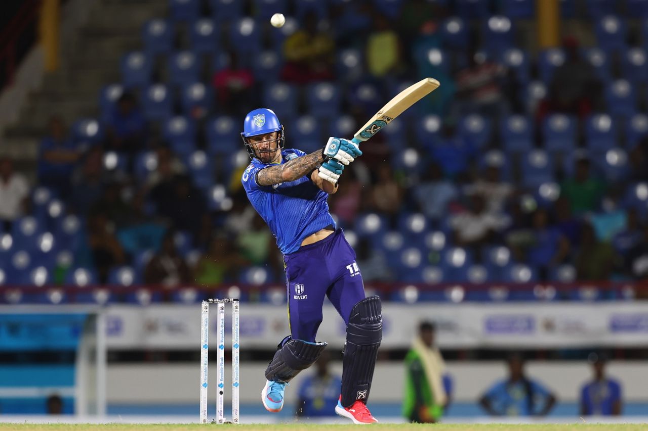 Faf du Plessis smashed 62 off just 31 balls, St Lucia Kings vs St Kitts and Nevis Patriots, CPL, Gros Islet, September 12, 2024