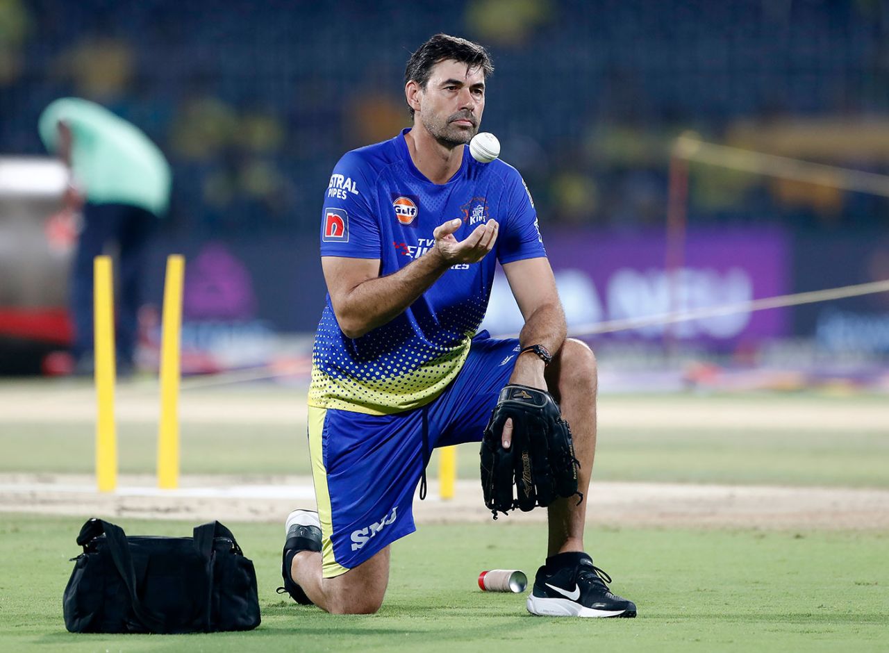 Stephen Fleming looks on, Gujarat Titans vs Chennai Super Kings, Qualifier 1, IPL 2023, May 23, 2023