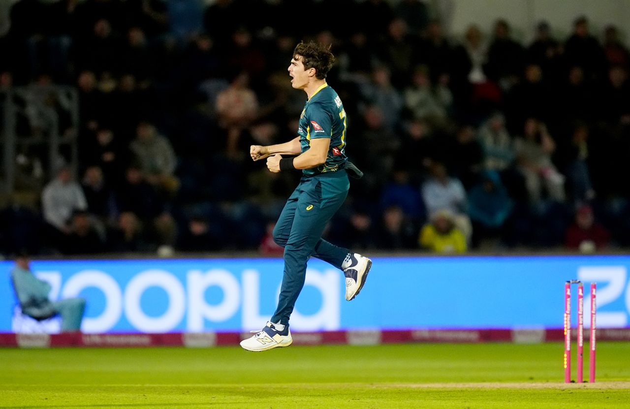 Sean Abbott claimed two in three balls, England vs Australia, 2nd T20I, Cardiff, September 13, 2024