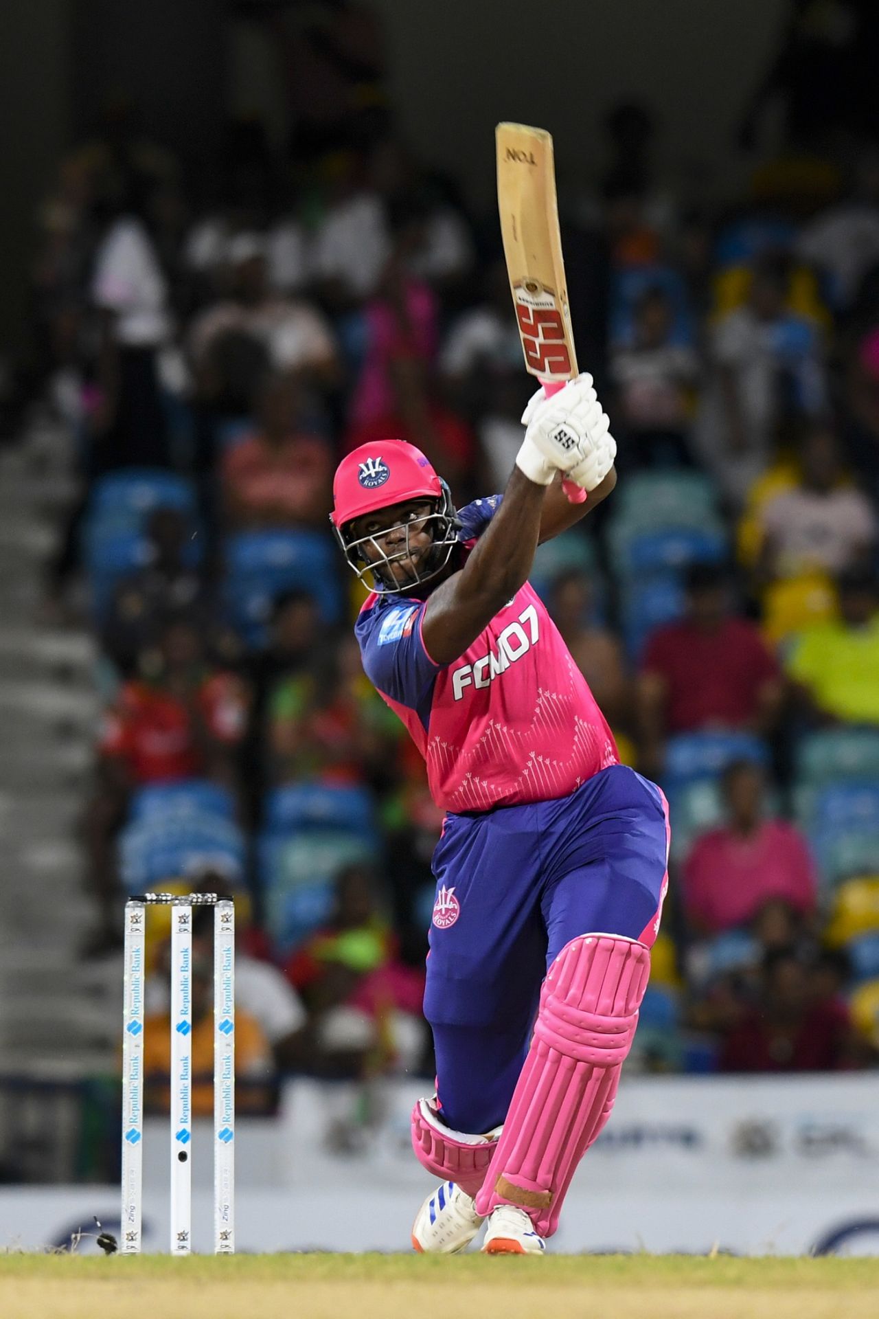 Kadeem Alleyne scored 22 off just 9, Barbados Royals vs Guyana Amazon Warriors, CPL, Bridgetown, September 14, 2024