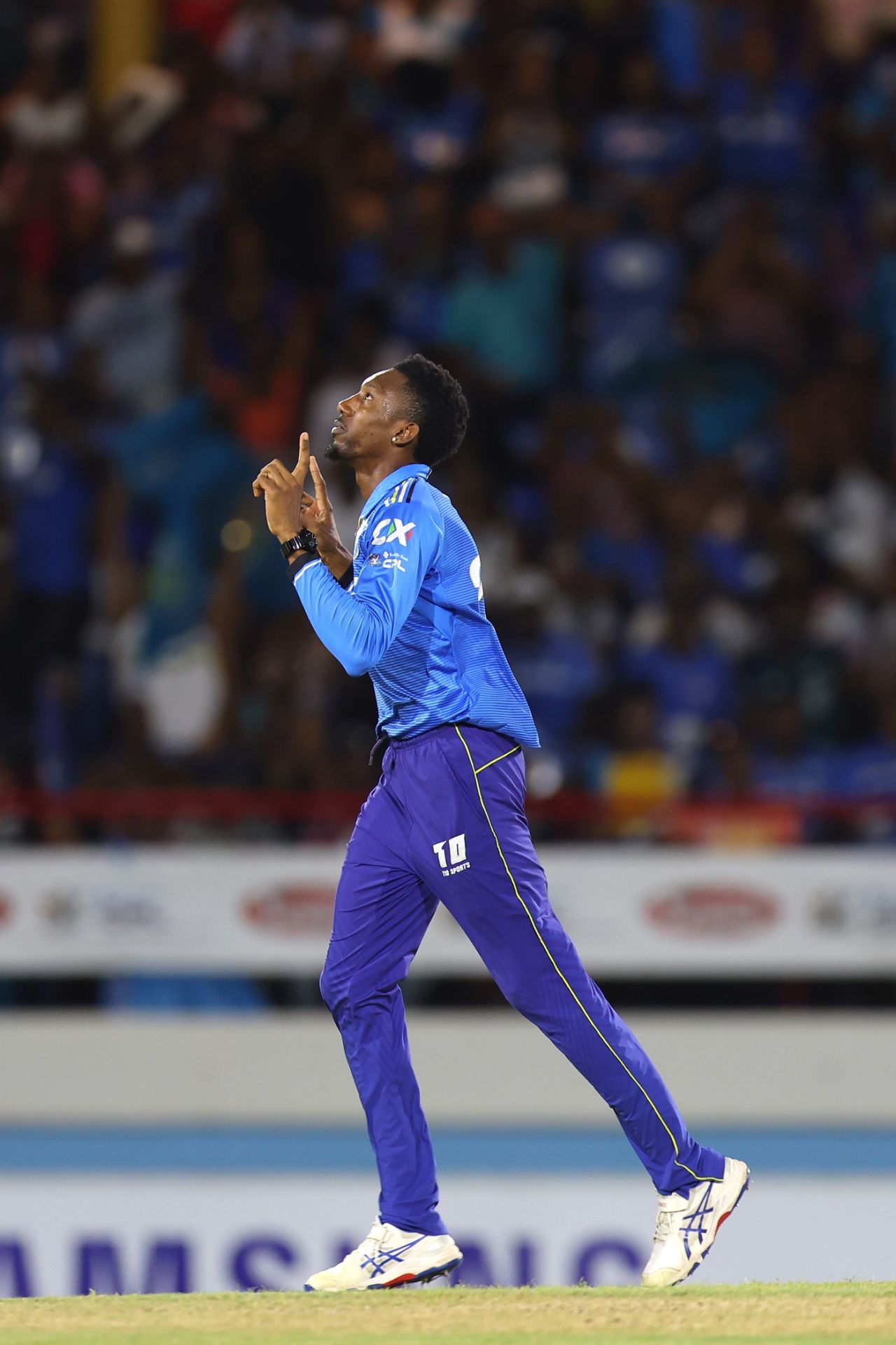 Khary Pierre returned a three-wicket haul, St Lucia Kings vs Antigua and Barbuda Falcons, CPL, Gros Islet, September 15, 2024