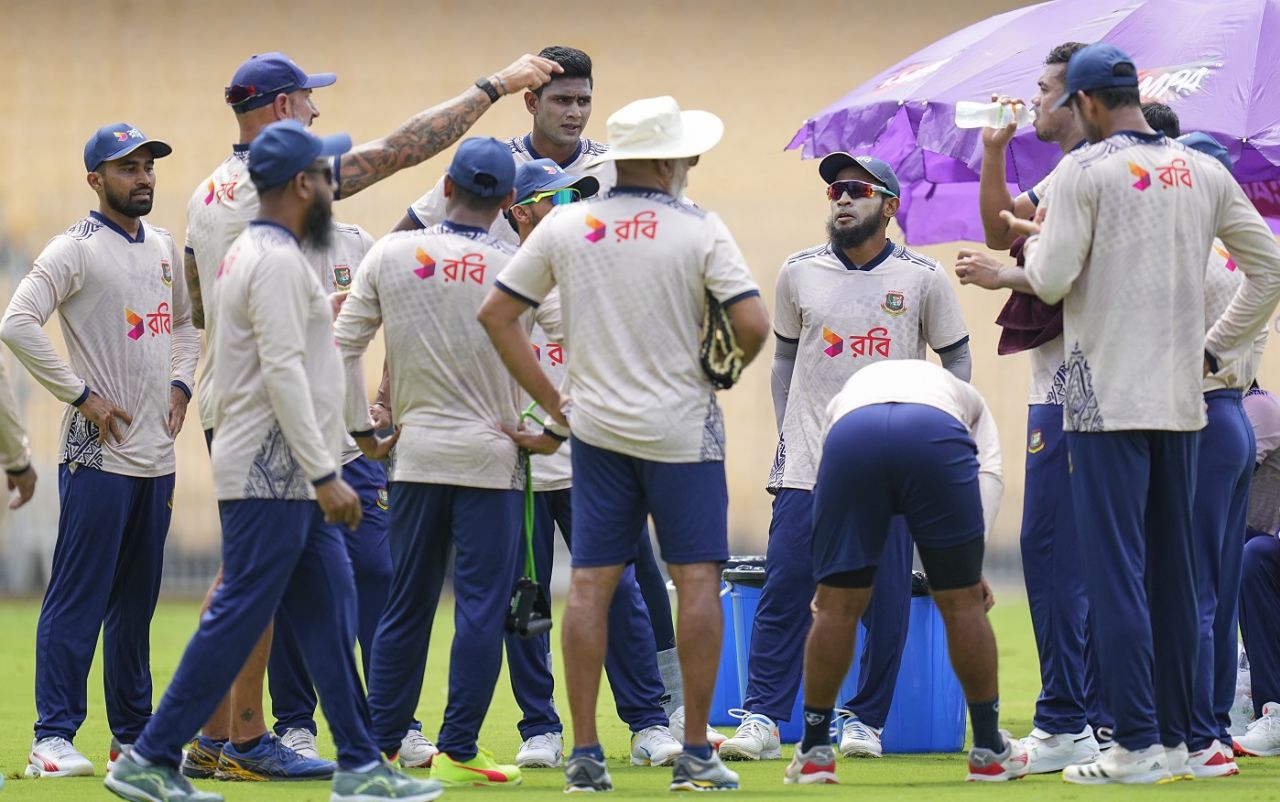 Bangladesh's players begin training in Chennai, Chennai, September 16, 2024