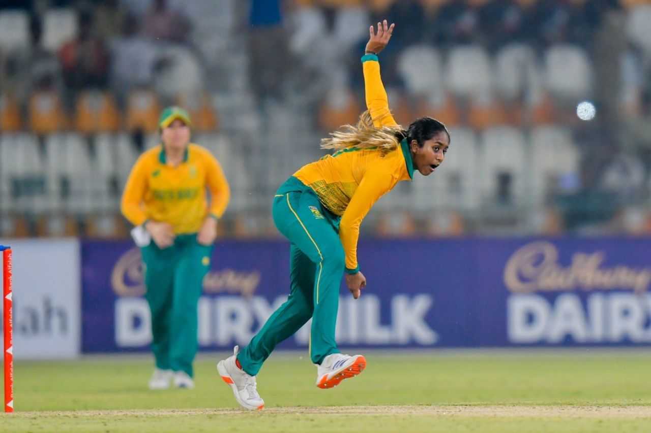Seshnie Naidu made her T20I debut in Multan, Pakistan vs South Africa, 1st Women's T20I, Multan, September 16, 2024