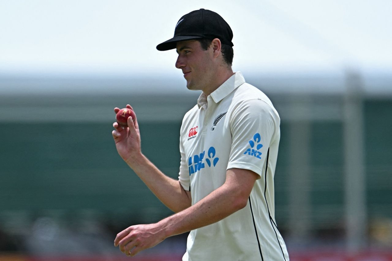 Will O'Rourke took his second Test five-for, Sri Lanka vs New Zealand, 1st Test, 2nd day, Galle, September 19, 2024