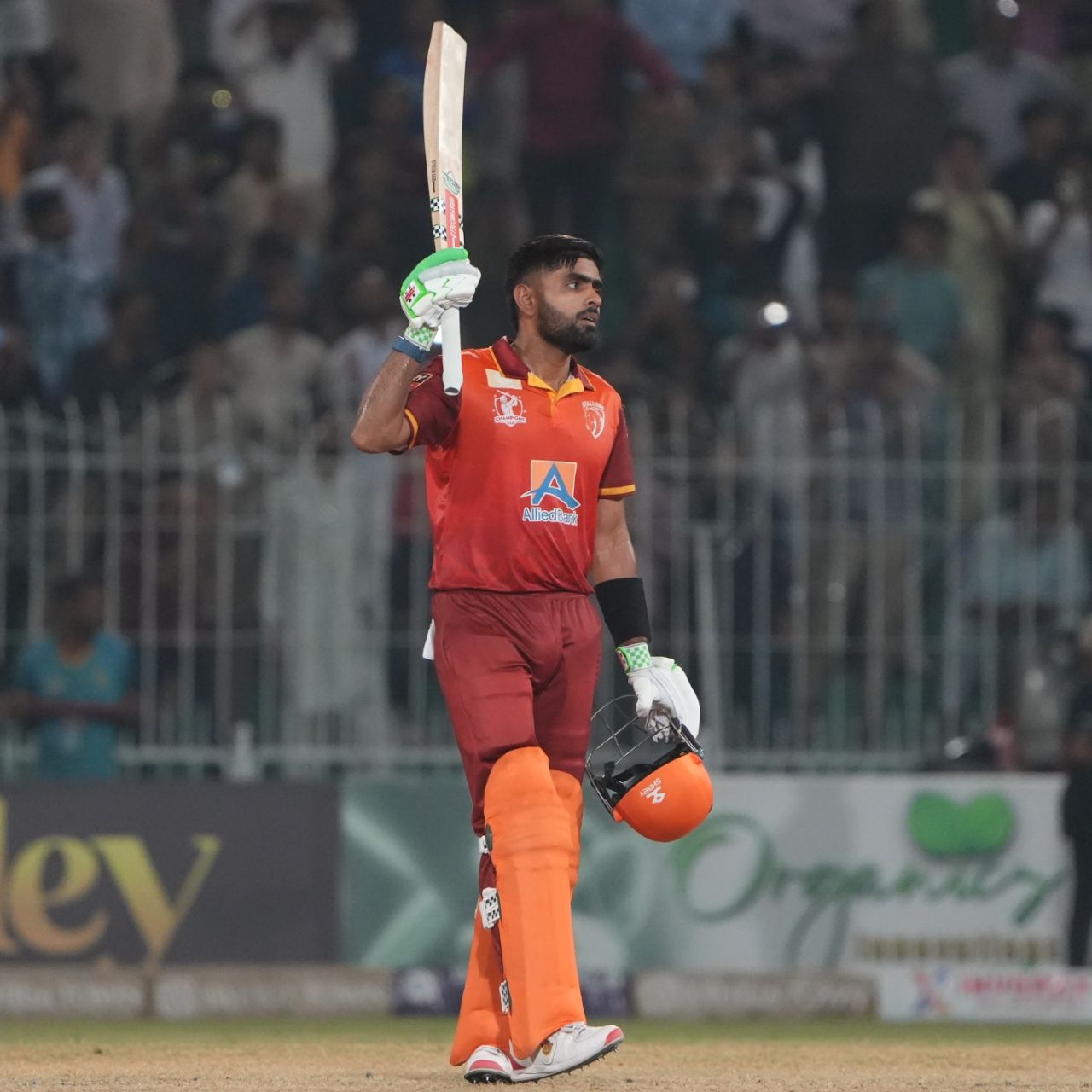Babar Azam scored 104 not out off 100 balls, Stallions vs Dolphins, Champions One-Day Cup, Faisalabad, September 19, 2024