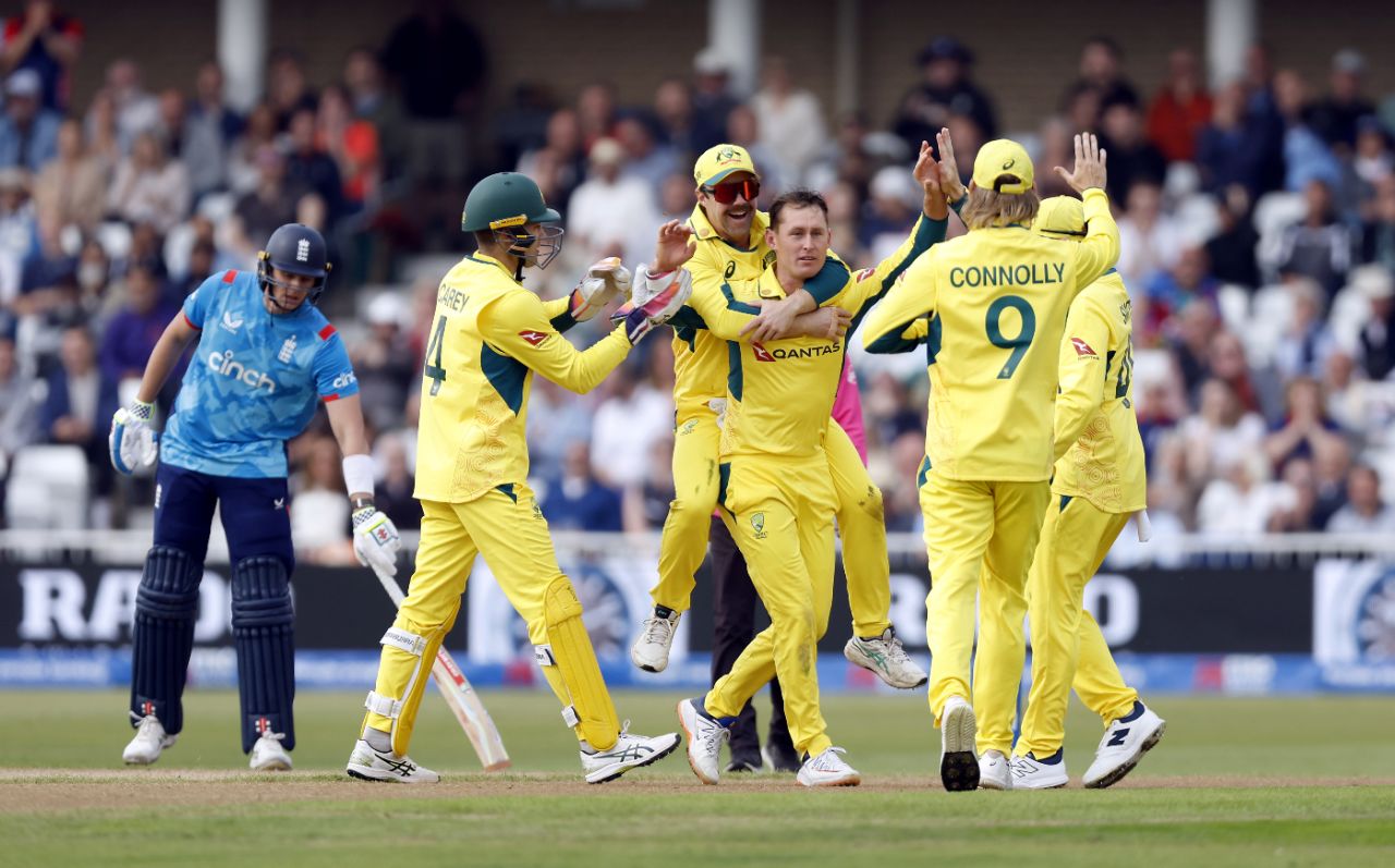 Marnus Labuschagne struck in each of his first two overs, England vs Australia, 1st ODI, Trent Bridge, September 19, 2024