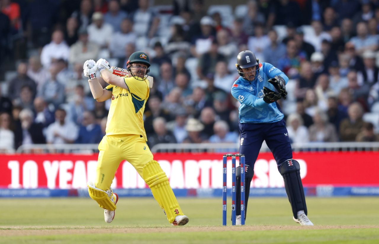 Travis Head's innings kept Australia's chase on track, England vs Australia, 1st ODI, Trent Bridge, September 19, 2024