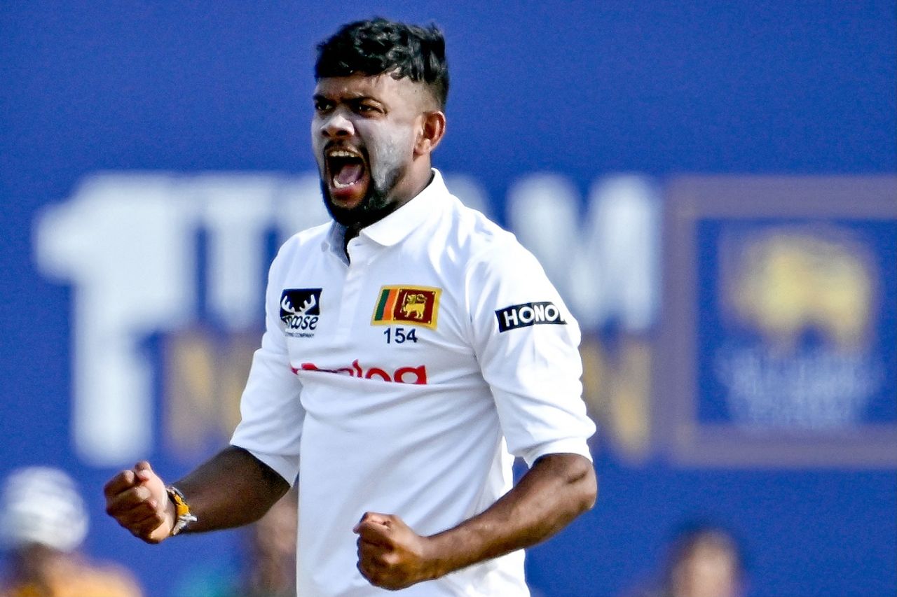 Ramesh Mendis trapped Devon Conway lbw, Sri Lanka vs New Zealand, 1st Test, Galle, 2nd day, September 19, 2024