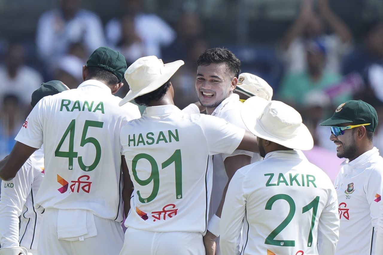 Taskin Ahmed denied Ravindra Jadeja a century, India vs Bangladesh, 1st Test, day two, Chennai, September 20, 2024