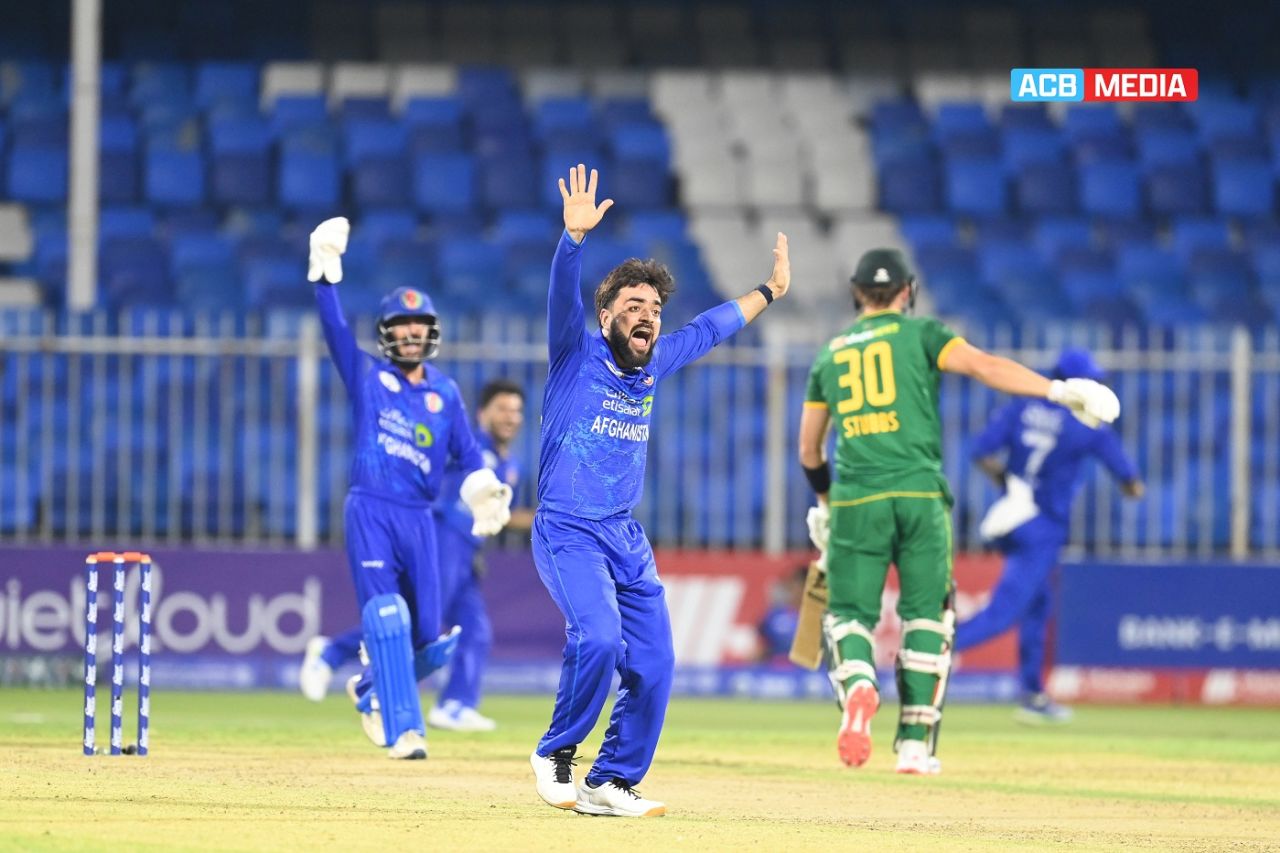Rashid Khan picked up a five-wicket haul in Sharjah, Afghanistan vs South Africa, 2nd ODI, Sharjah, September 20, 2024