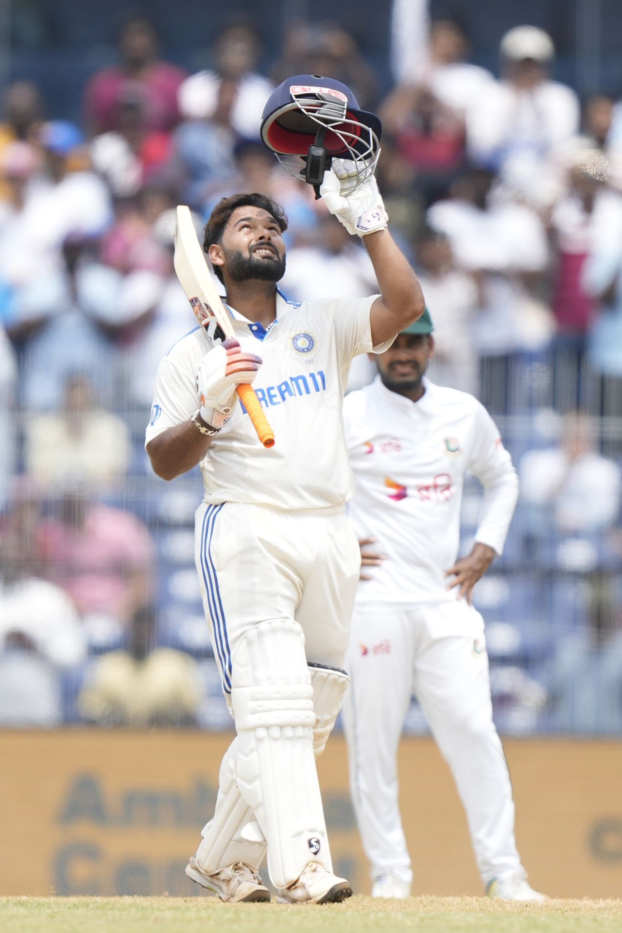 Rishabh Pant stroked a century on his comeback to Tests, India vs Bangladesh, 1st Test, 3rd day, Chennai, September 21, 2024
