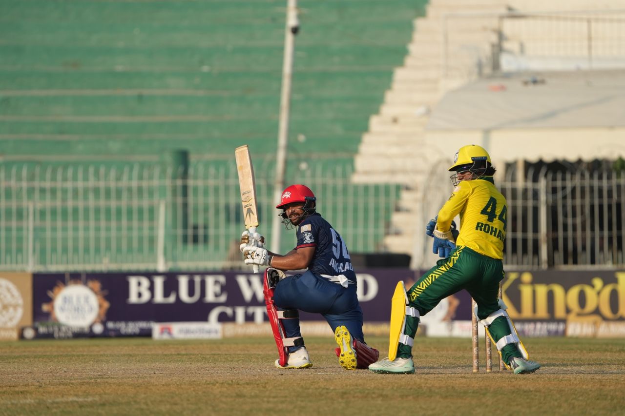 Muhammad Akhlaq scored 52 at better than a run a ball, Dolphins vs Lions, Champions One-Day Cup, Faisalabad, September 22, 2024