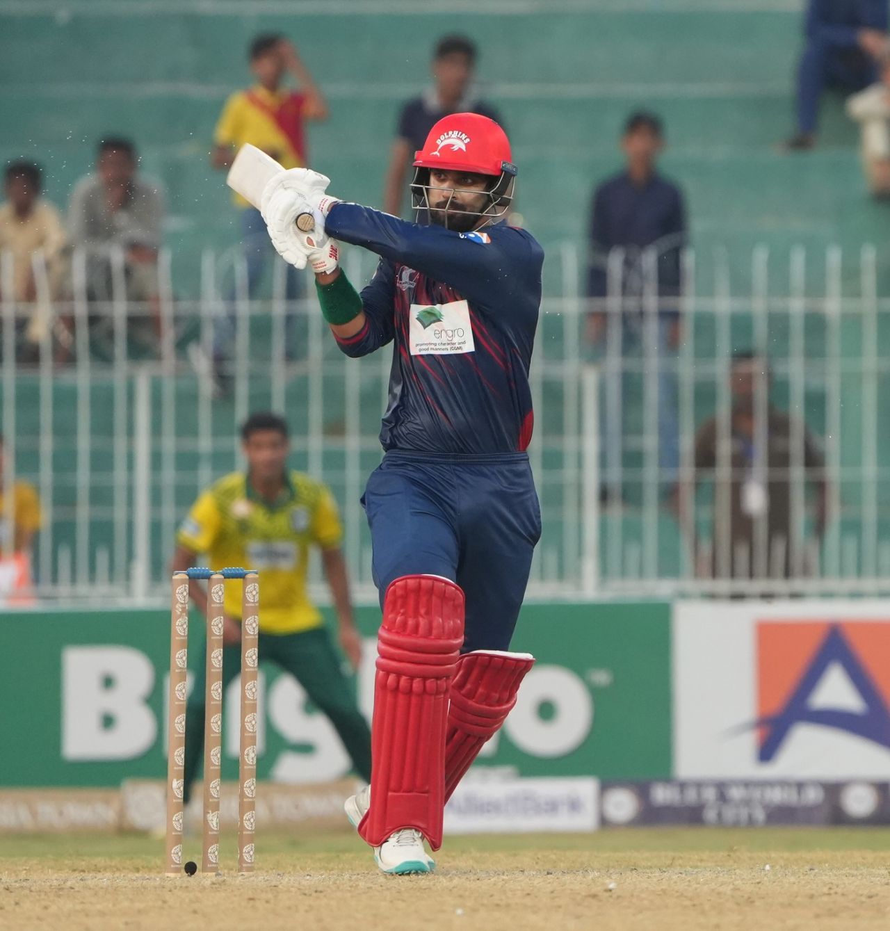 Umar Amin scored a steady fifty before speeding up, Dolphins vs Lions, Champions One-Day Cup, Faisalabad, September 22, 2024