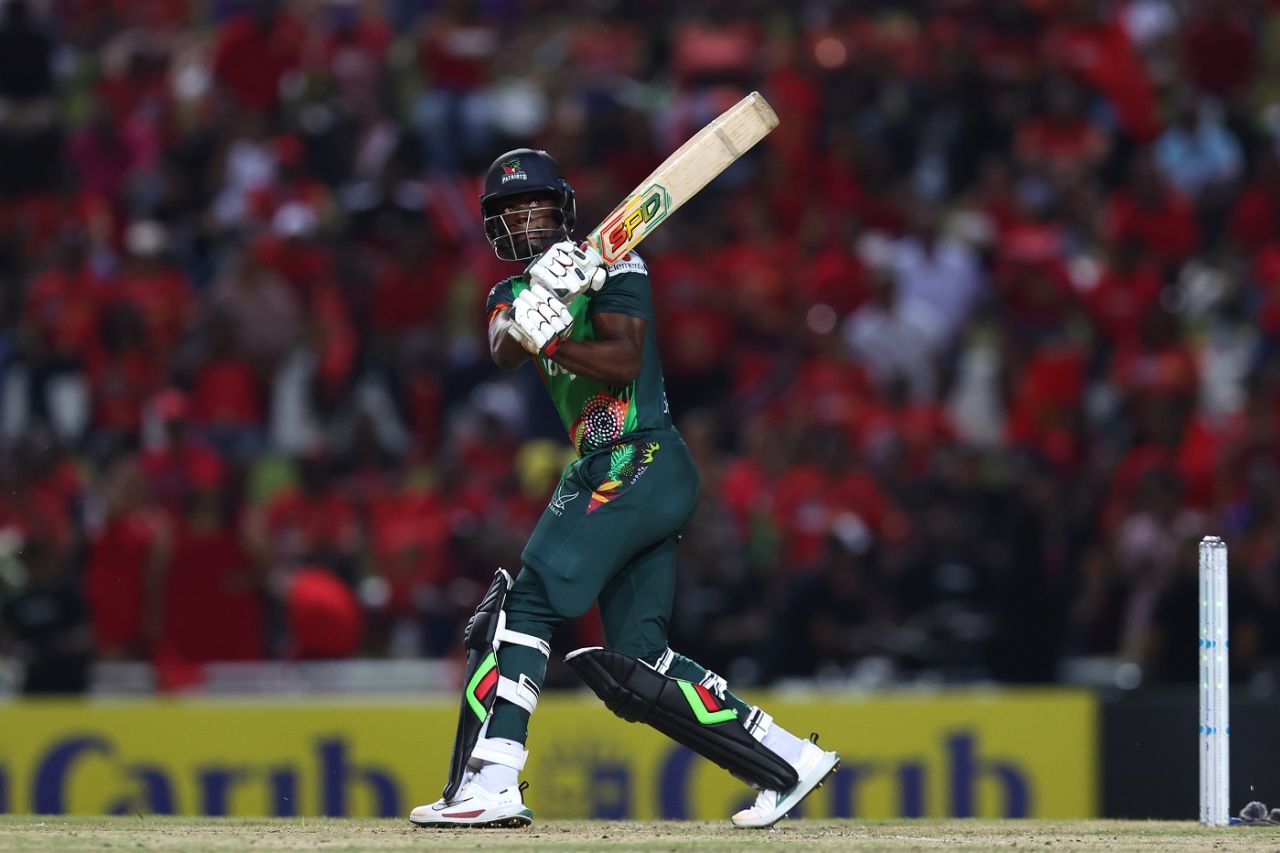 Andre Fletcher became the highest run-getter in CPL history, Trinbago Knight Riders vs St Kitts and Nevis Patriots, CPL 2024, Tarouba, September 22, 2024