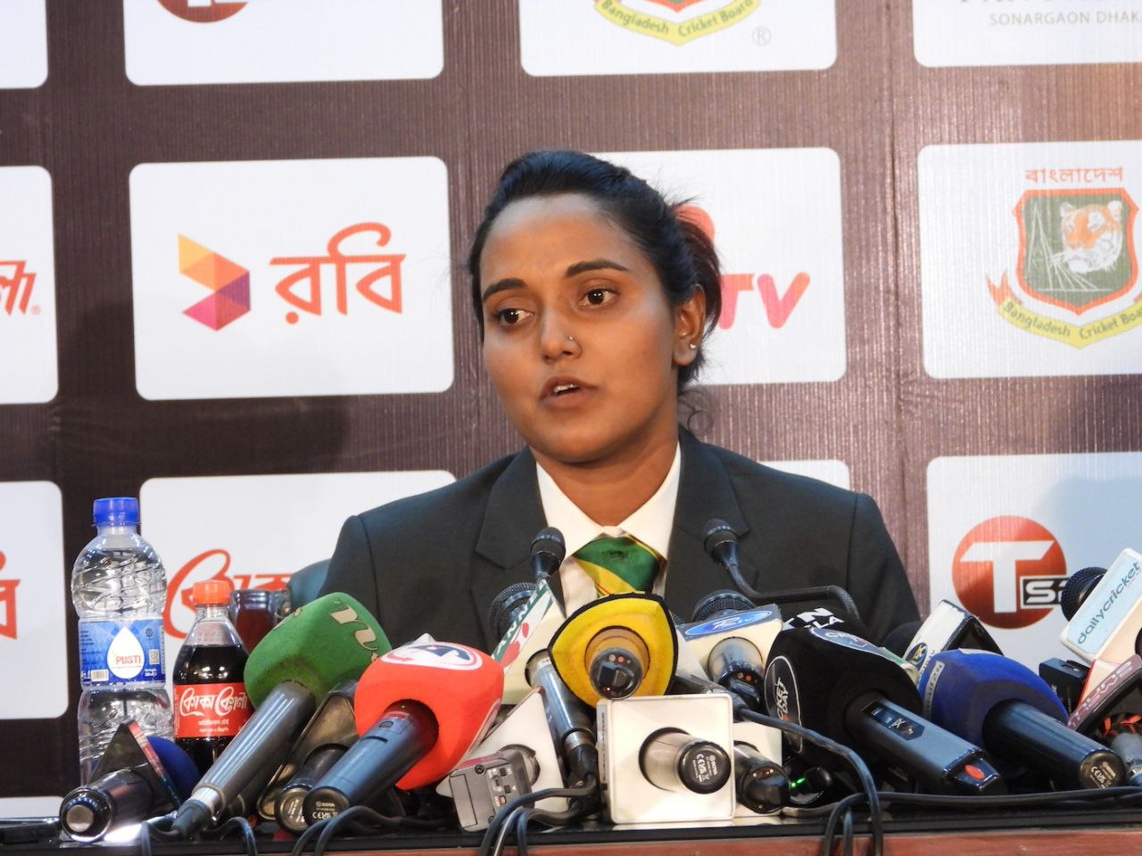 Nigar Sultana speaks to the media, Dhaka, September 24, 2024