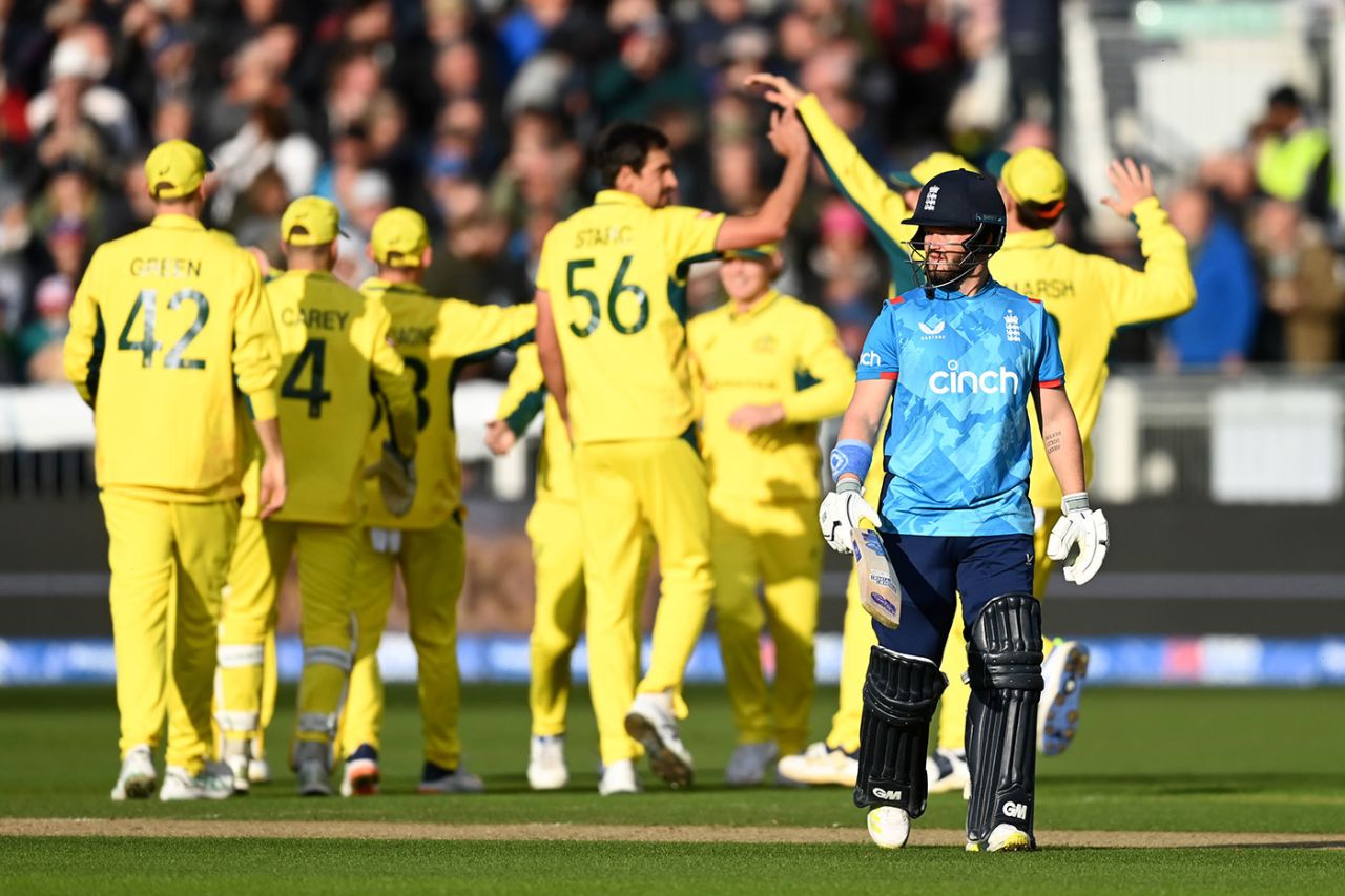 Ben Duckett was one of Mitchell Starc's early wickets, England vs Australia, 3rd ODI, Chester-le-Street, September 24, 2024