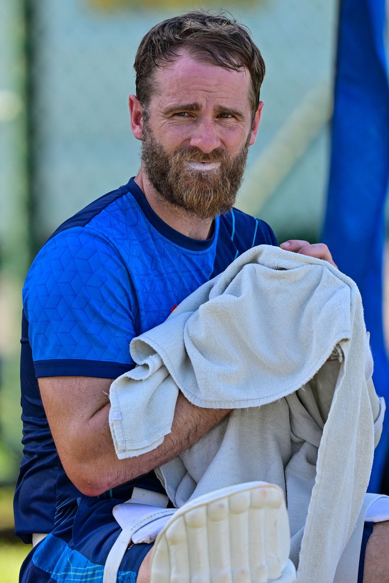 Kane Williamson takes a breather, Galle, September 25, 2024