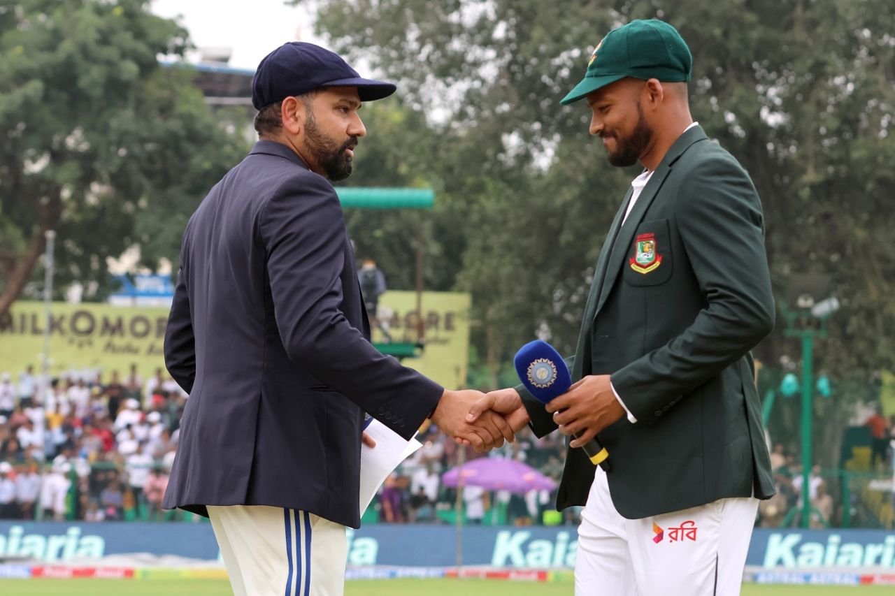 India opted to bowl first in a home men's Test after nine years, India vs Bangladesh, 2nd Test, 1st day, Kanpur, September 27, 2024