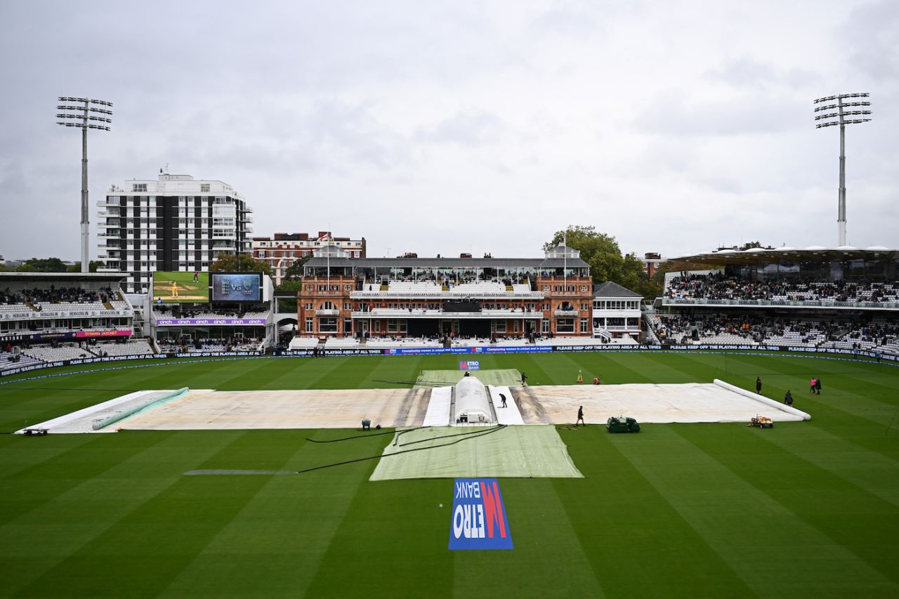 Rain delayed the toss at Lord's, England vs Australia, 4th ODI, Lord's, September 27, 2024