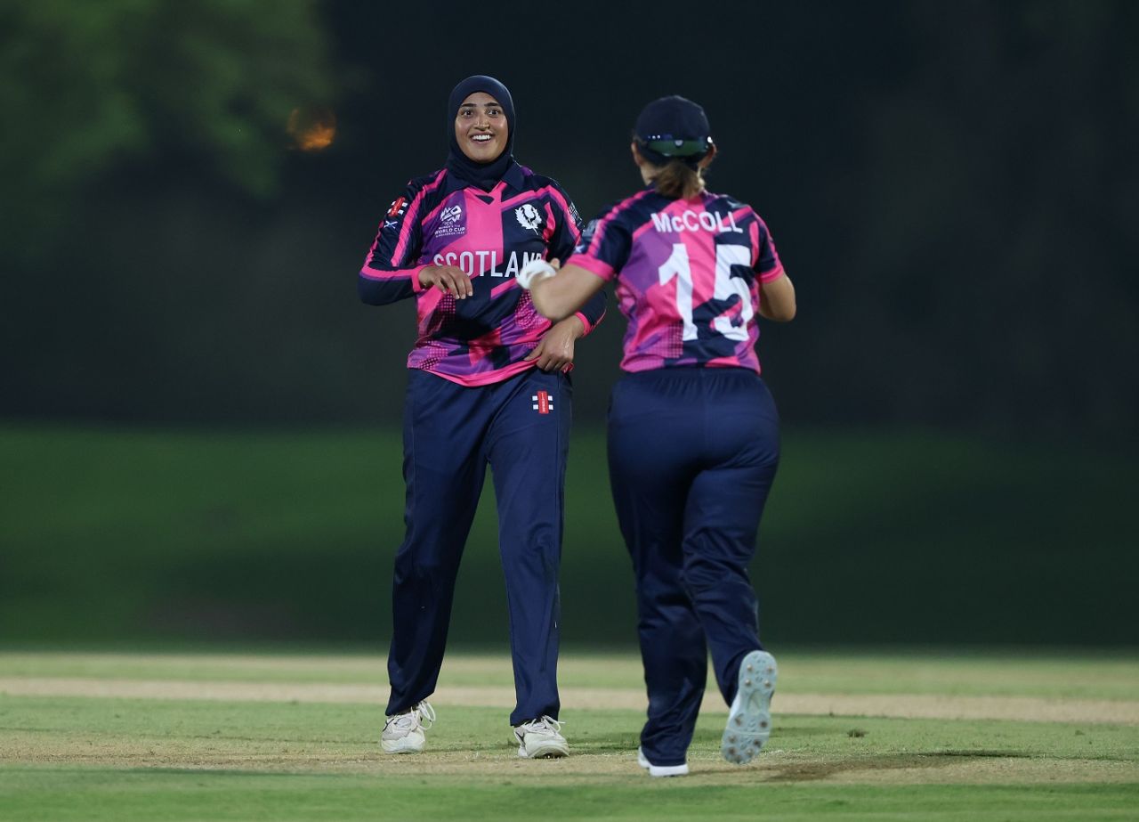 Abtaha Maqsood picked up two wickets, Pakistan vs Scotland, Women's T20 World Cup Warm-up, Dubai, September 28, 2024