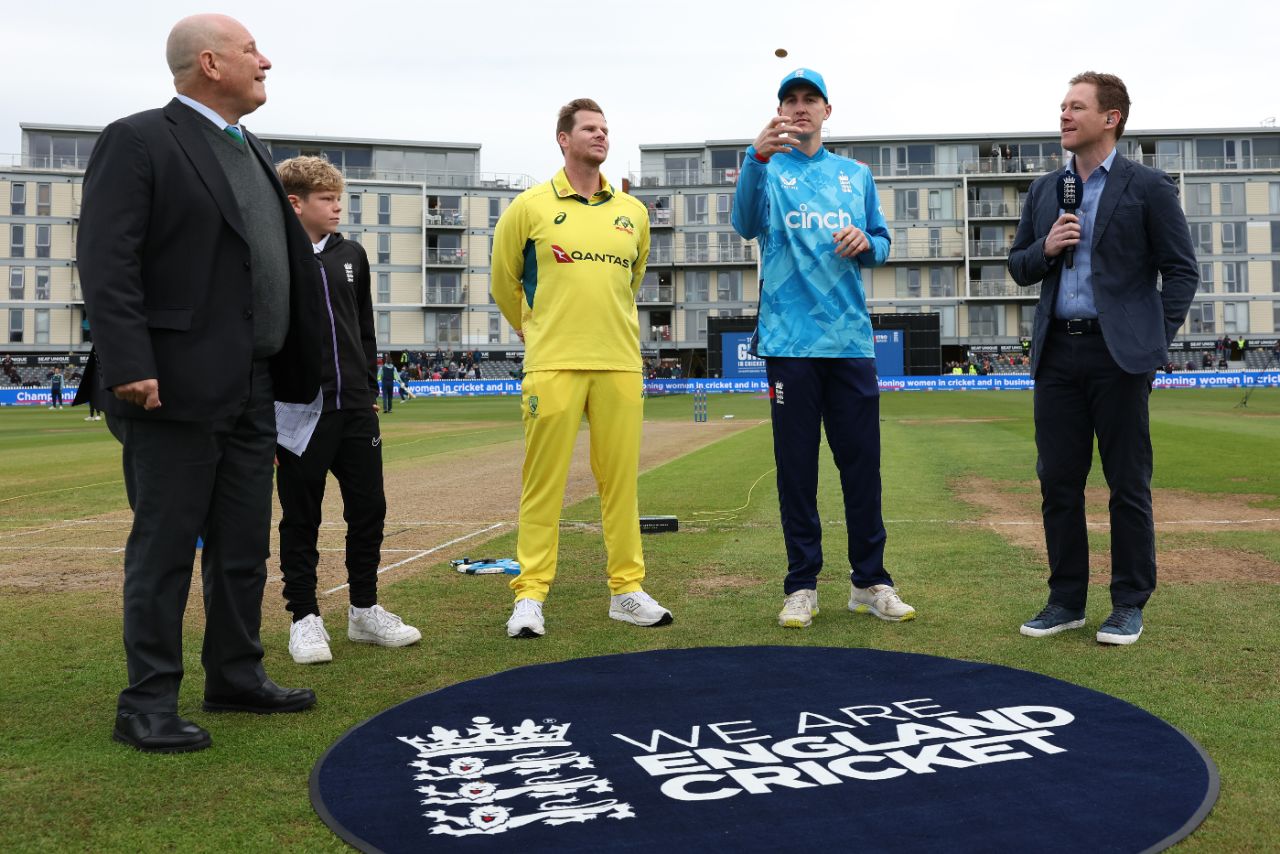 Steve Smith won the toss and bowled first, England vs Australia, 5th ODI, Bristol, September 29, 2024