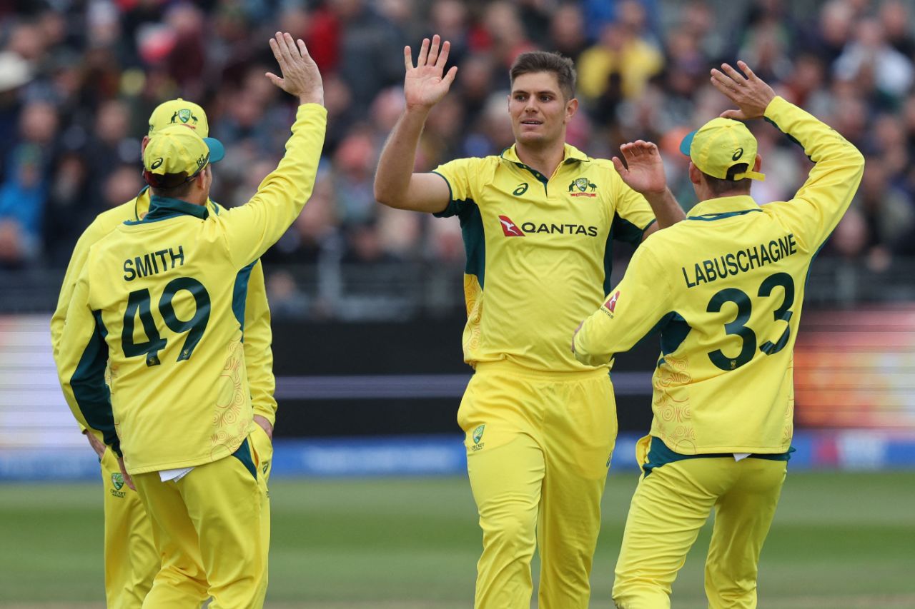 Aaron Hardie bowled Will Jacks for a duck, England vs Australia, 5th ODI, Bristol, September 29, 2024