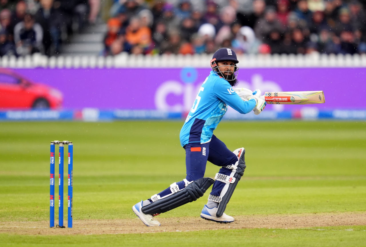 Adil Rashid's 35-ball 36 took England past 300, England vs Australia, 5th ODI, Bristol, September 29, 2024