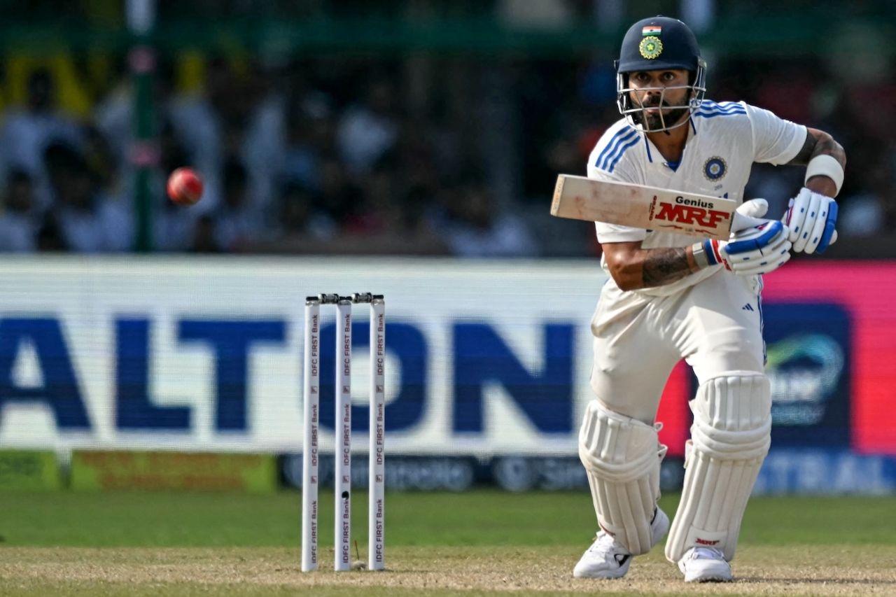 Virat Kohli got some boundaries going, India vs Bangladesh, 2nd Test, 4th day, Kanpur, September 30, 2024
