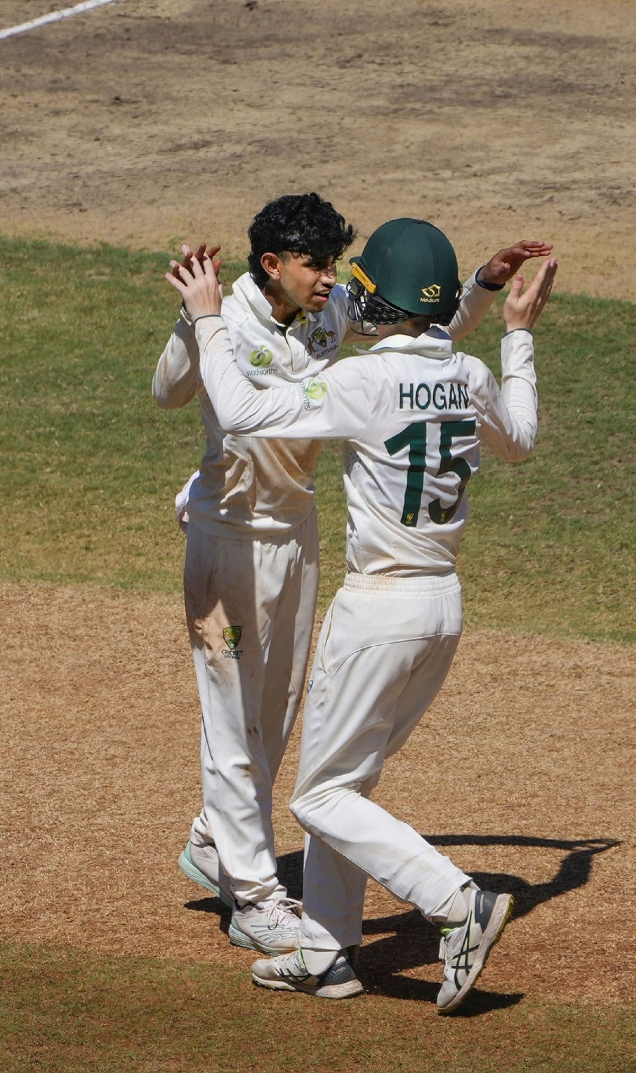 Vishwa Ramkumar was among the wickets for Australia Under-19s, India Under-19 vs Australia Under-19, 1st four-dayer, Chennai, 2nd day, October 1, 2024