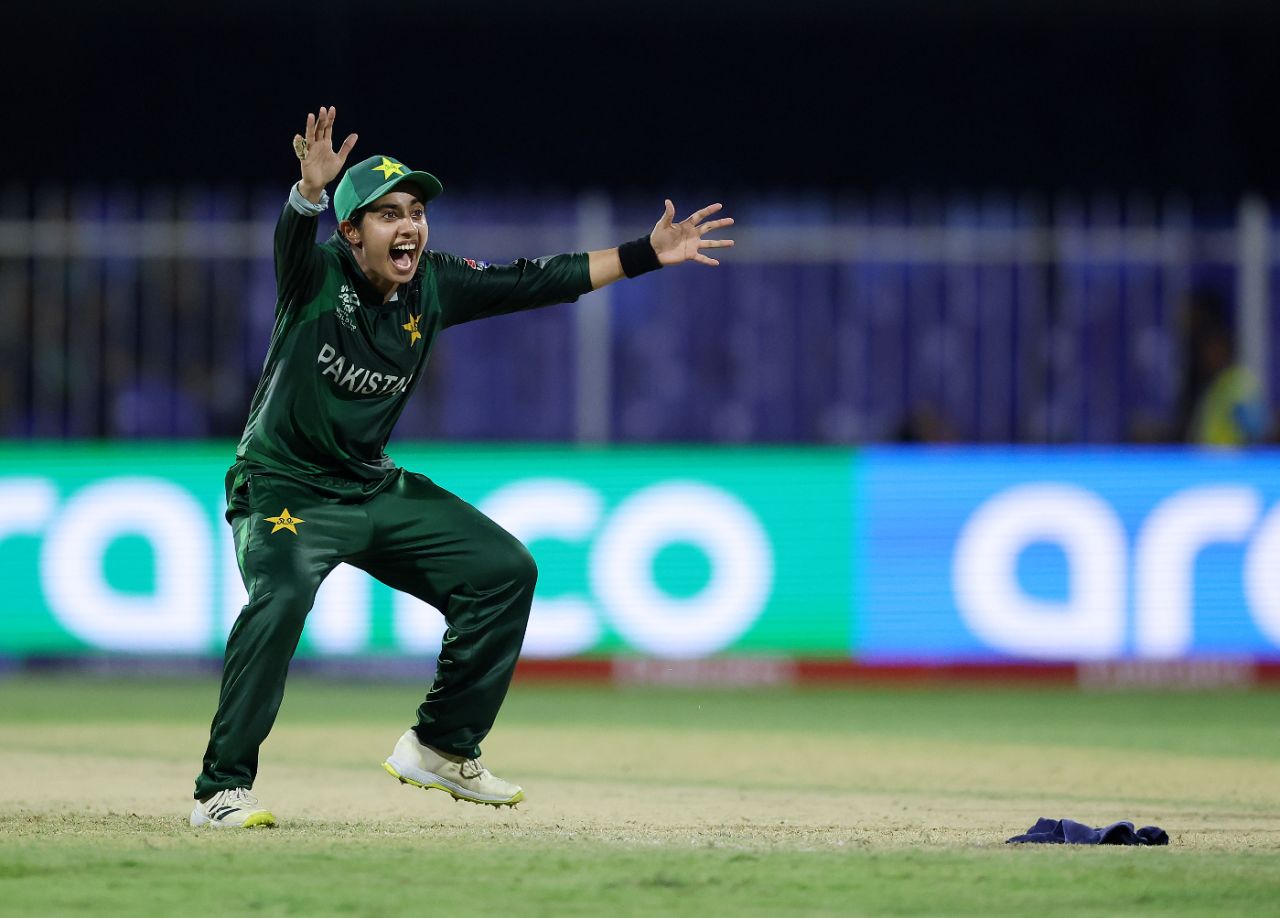 Nashra Sandhu produced figures of 4-0-15-2, Pakistan vs Sri Lanka, Women's T20 World Cup 2024, Sharjah, October 3, 2024