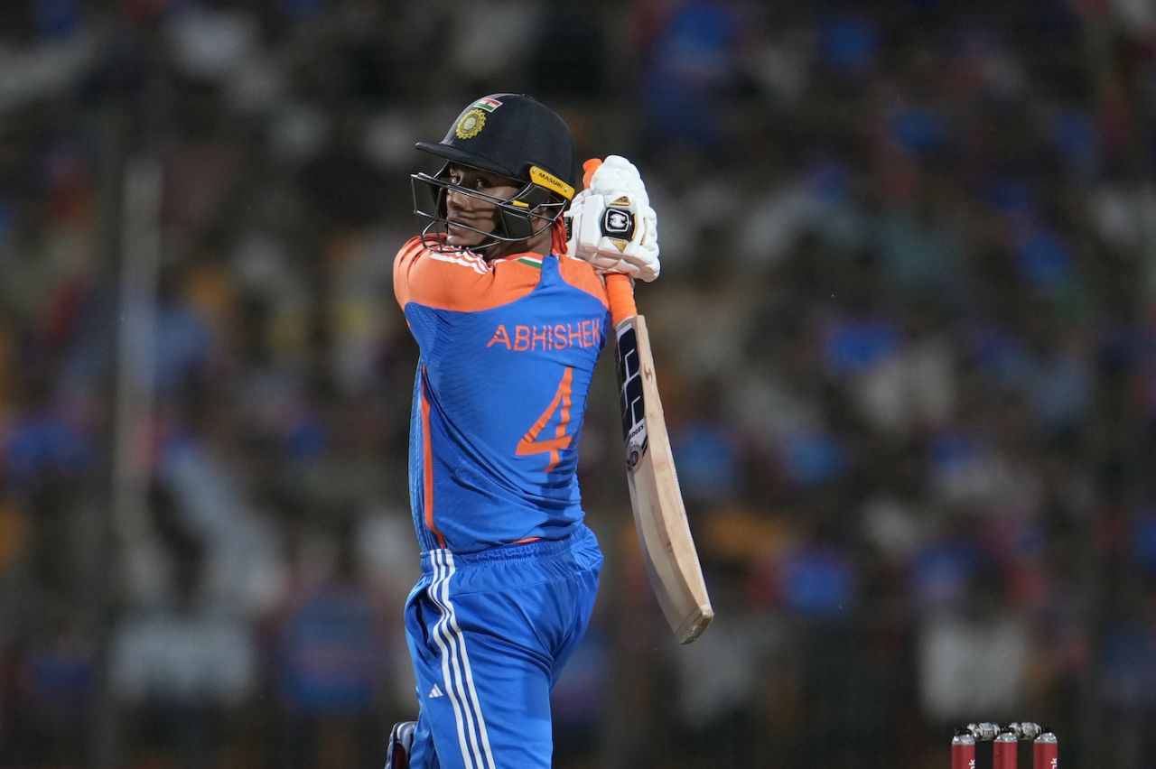 Abhishek Sharma made 16 off 7 balls, India vs Bangladesh, 1st T20I, Gwalior, October 6, 2024
