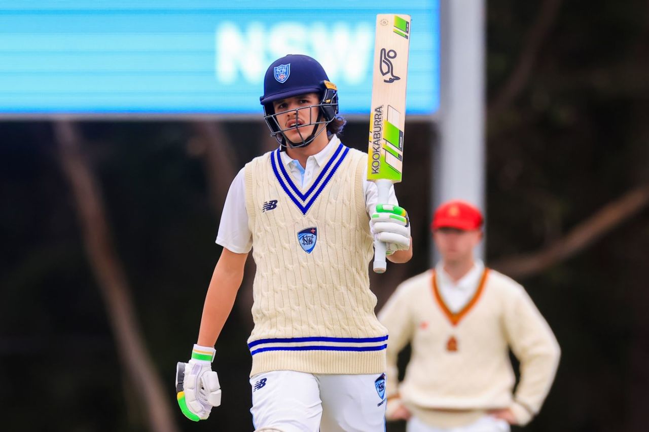 Sam Konstas made his maiden first-class century, New South Wales vs South Australia, day 1, Sheffield Shield, Cricket Central, Sydney, October 8, 2024