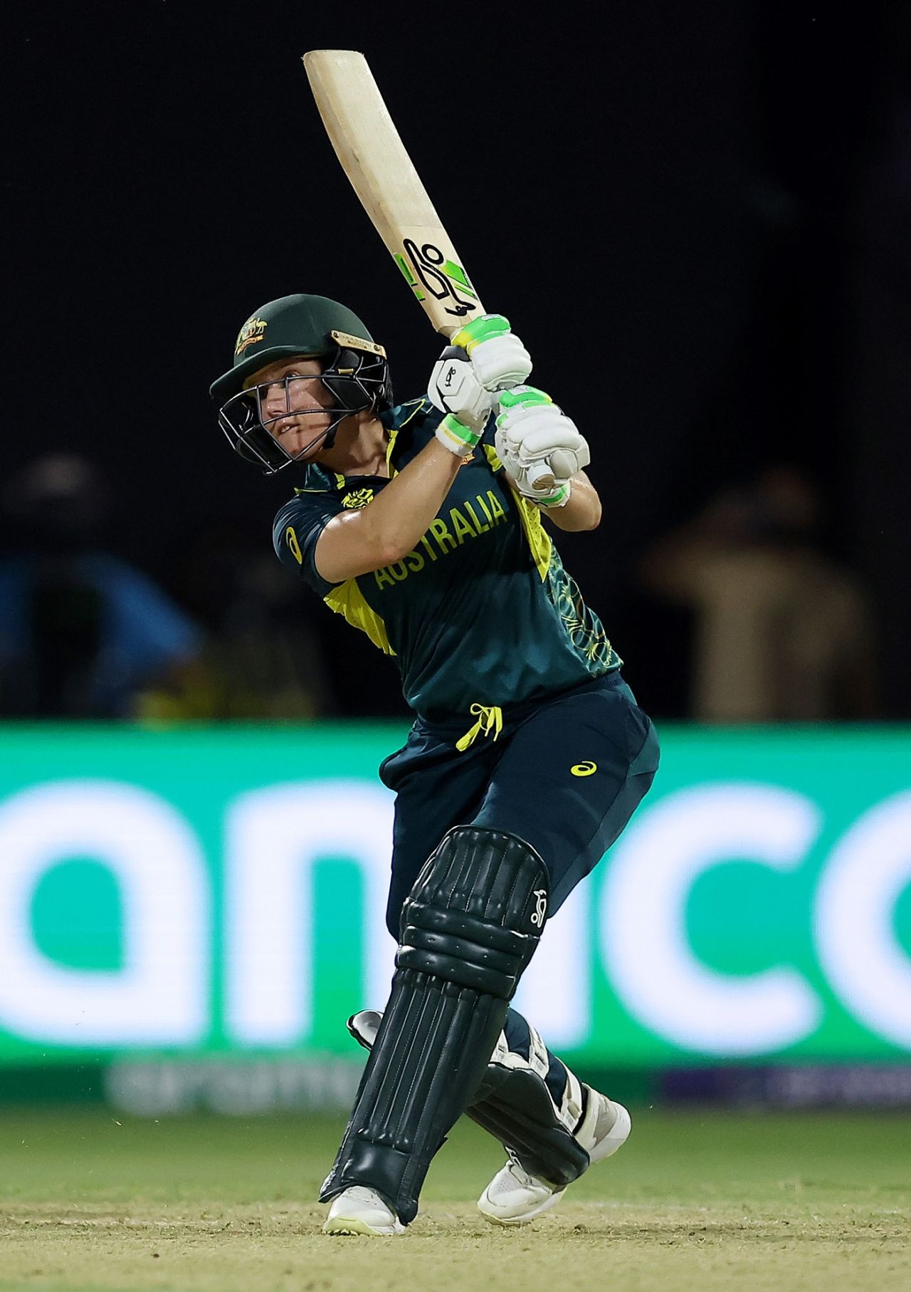 Alyssa Healy hits out in the powerplay, Australia vs New Zealand, Group A, Women's T20 World Cup, Sharjah, October 8, 2024