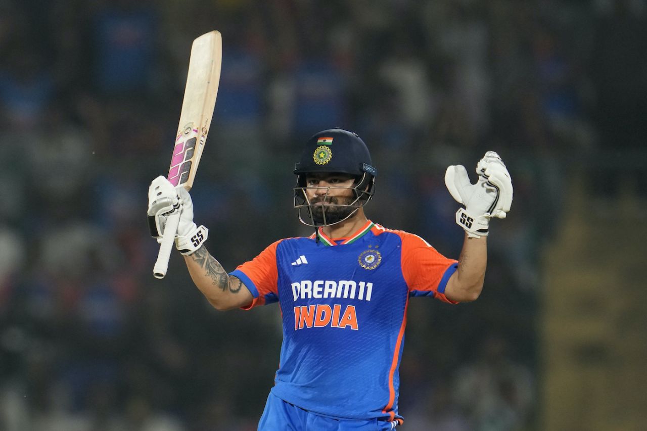 Rinku Singh made 53 off 29 balls, India vs Bangladesh, 2nd T20I, Delhi, October 9, 2024