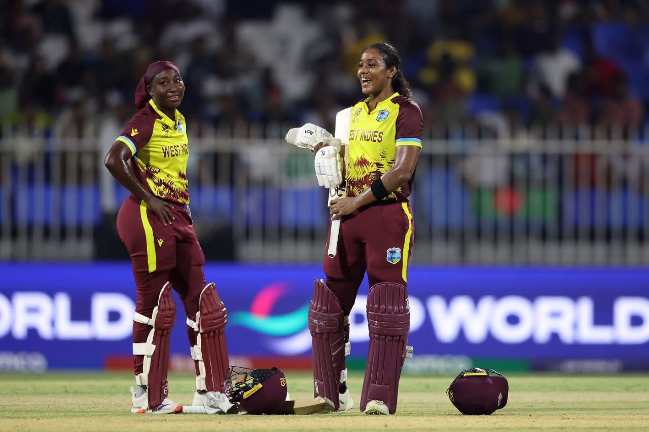 Stafanie Taylor and Hayley Matthews added 52 for the opening wicket, Bangladesh vs West Indies, Women's T20 World Cup, Sharjah, October 10, 2024