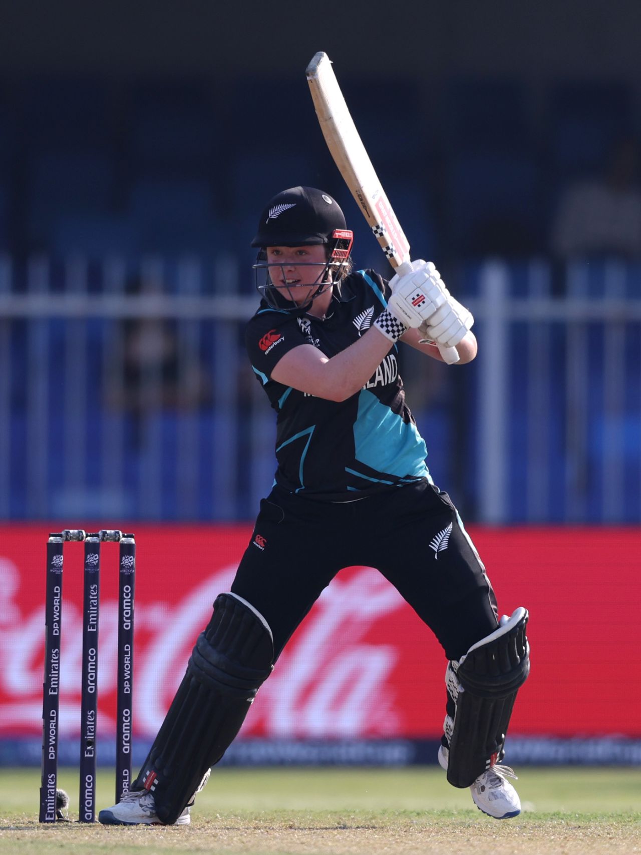 Georgia Plimmer set the pace in New Zealand's chase, New Zealand vs Sri Lanka, Women's T20 World Cup 2024, Sharjah, October 12, 2024