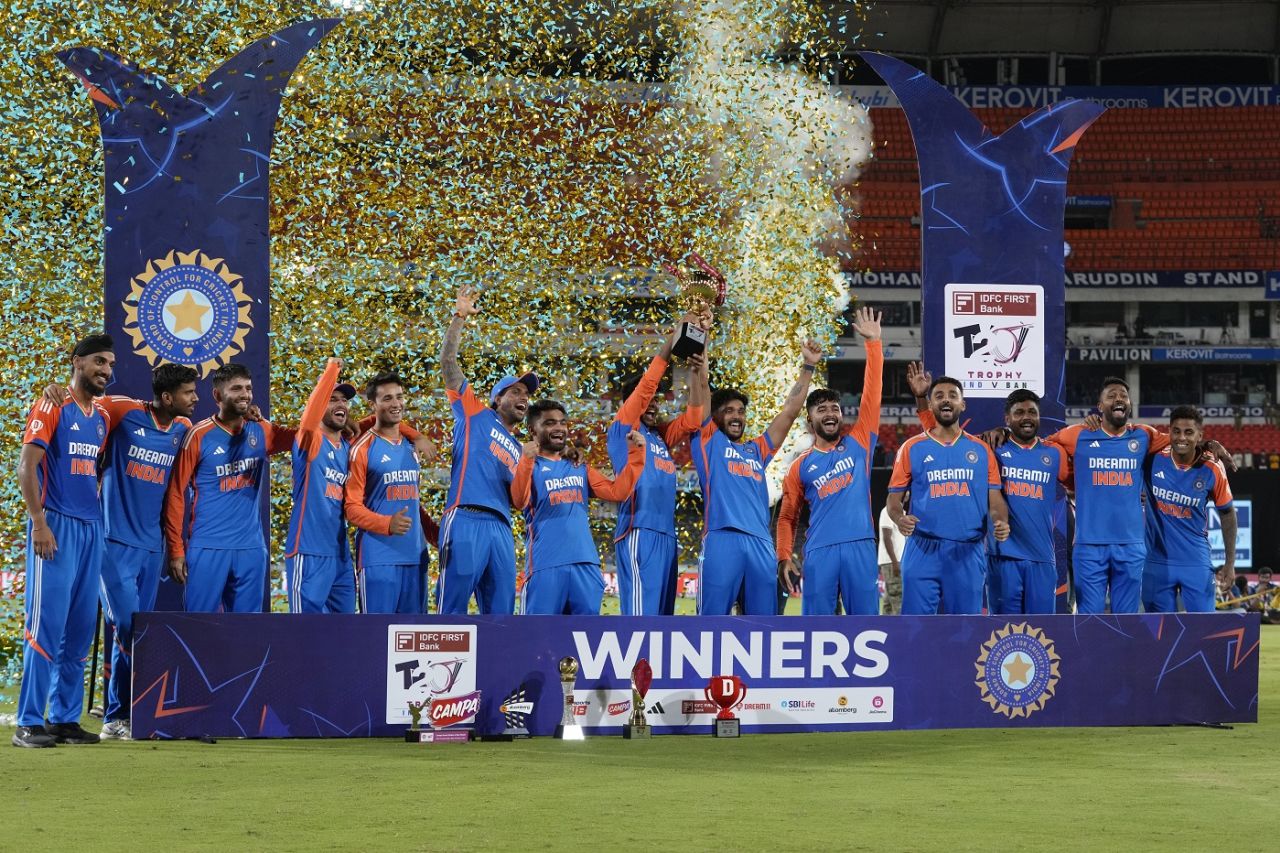 India won their seventh straight bilateral T20I series at home India vs Bangladesh, 3rd T20I, Hyderabad, October 12, 2024